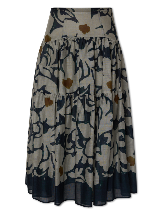 Bild von Maxirock mit Blumenprint