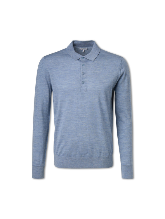 Bild von Strickpoloshirt im Slim Fit