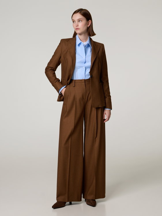 Bild von Bundfaltenhose aus Schurwolle