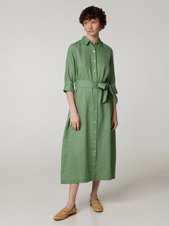 Bild von Blusenkleid mit Gürtel