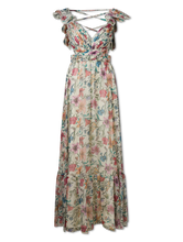 Image sur Robe de soirée à imprimé floral
