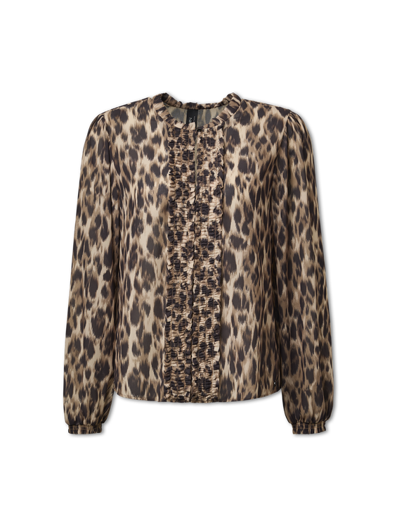 Bild von Bluse mit Leo-Print