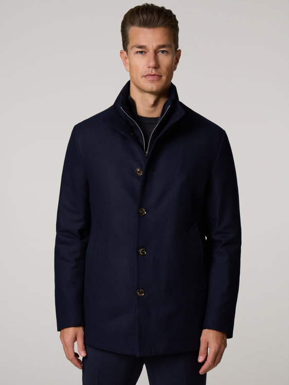 Bild von Wolljacke mit Blende
