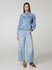 Image de Linen Cotton Blue Denim