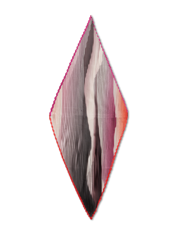 Image sur Echarpe plissée AMMOLITE