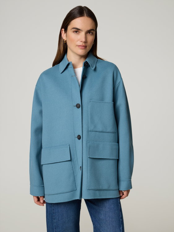 Image sur Veste en laine coupe oversize WKDFOLK
