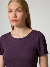 Image sur T-shirt à bords-côtes