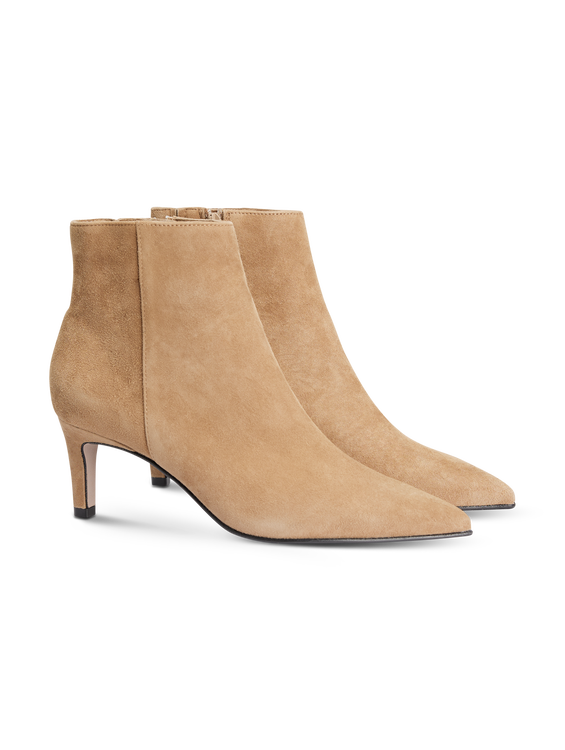 Bild von Stiefeletten aus Veloursleder ENNY