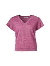 Bild von Strickshirt mit Leinen