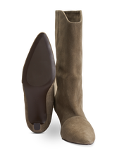 Image sur Bottines en cuir suédé