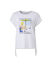 Image sur T-shirt imprimé à volants