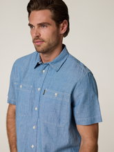 Image sur Chemise à manches courtes en lin