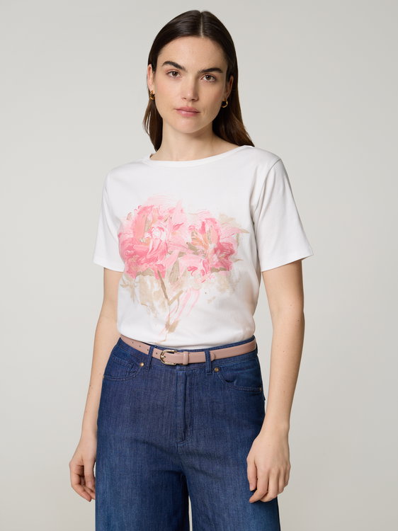 Bild von Shirt mit Blumenprint
