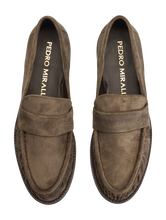 Image sur Mocassins en cuir velours TEXAS