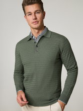 Image sur Polo en maille de laine mérinos