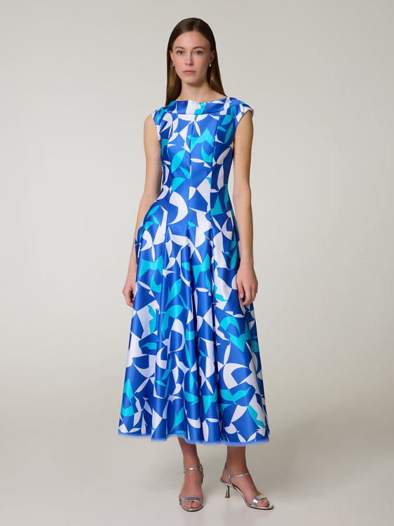 Image sur Robe mi-longue à motifs