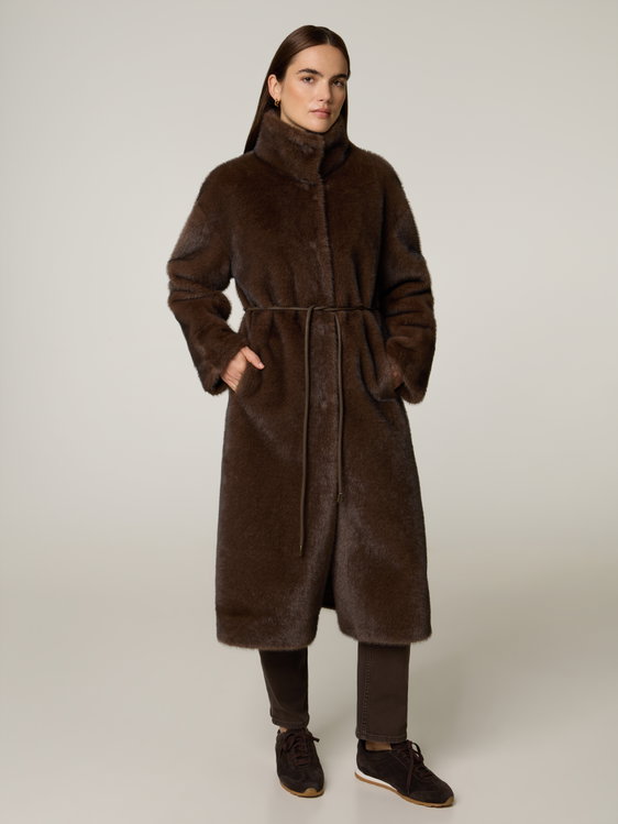 Image sur Manteau en fausse fourrure FREJA