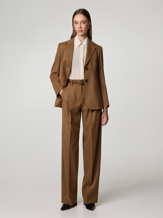Image sur Flanell Bundfalten Hose