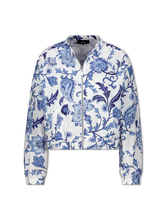 Image sur Blouson en mélange de lin