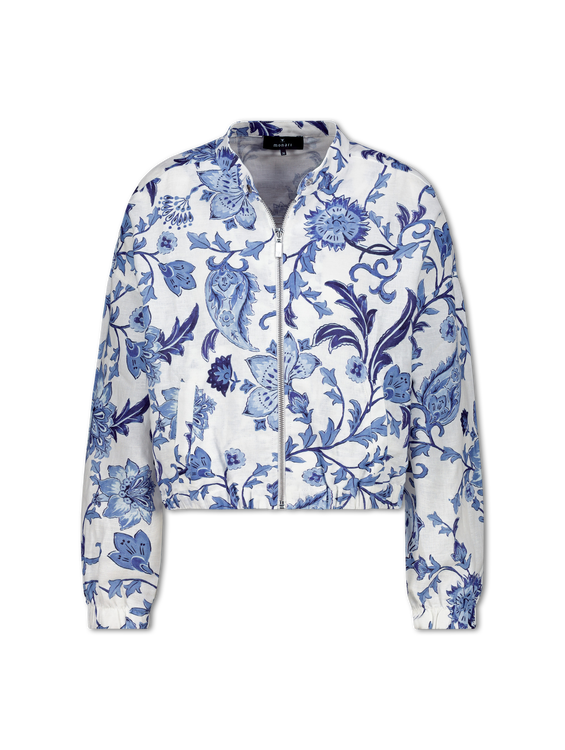 Image sur Blouson en mélange de lin