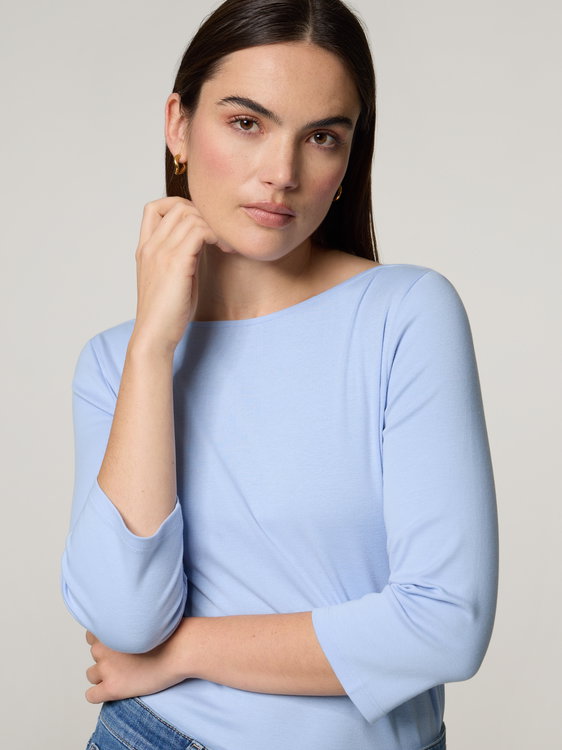 Bild von Langarmshirt mit 3/4 Ärmel