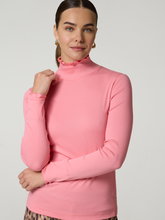 Image sur Pull à côtes avec col montant
