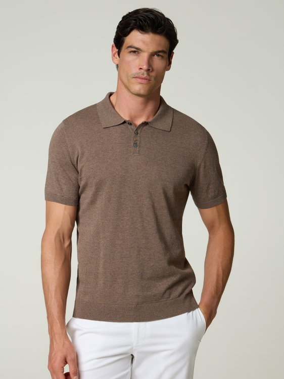 Bild von Strickpoloshirt