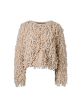 Bild von Cardigan mit Bouclé-Fransen