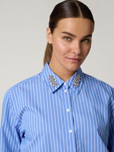 Bild von Poplinebluse mit Streifen