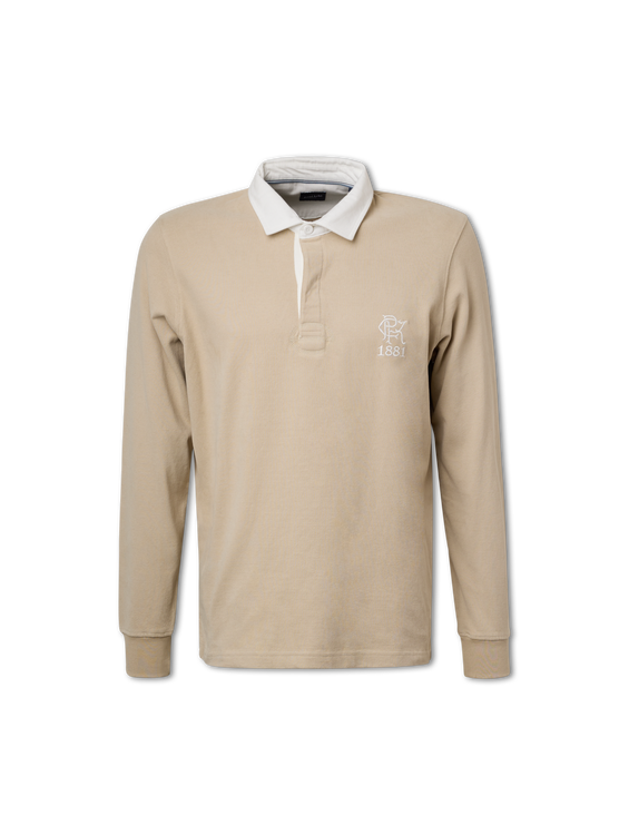 Bild von Sweatshirt mit Polokragen