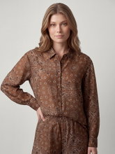 Image sur Blouse en coton et soie BRIGITTE