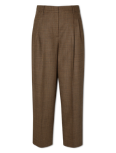 Bild von Bundfaltenhose mit Hahnentritt