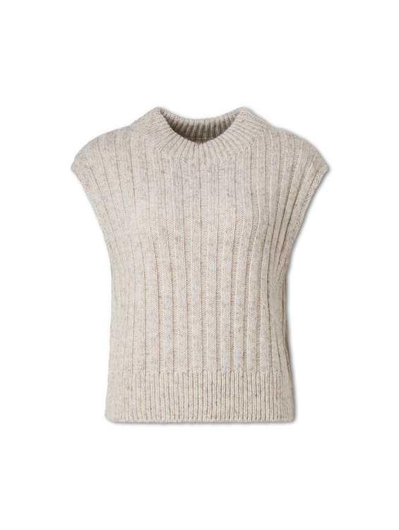 Image sur Pull sans manches en laine ANASTASIA