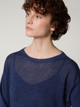 Bild von Strickpullover aus Leinen