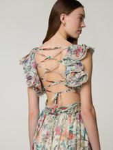 Image sur Robe de soirée à imprimé floral