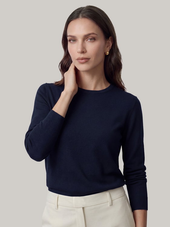 Image sur ROUND NECK LA MERINO FINE