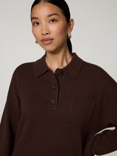 Image sur Pull polo avec cachemire