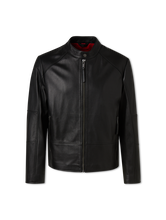 Image sur Veste en cuir coupe ajustée LIKOS