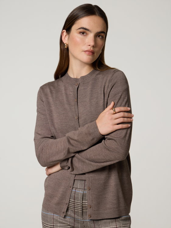 Bild von Strickjacke aus Wolle