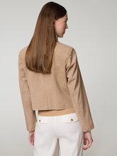 Bild von Lederjacke aus Veloursleder