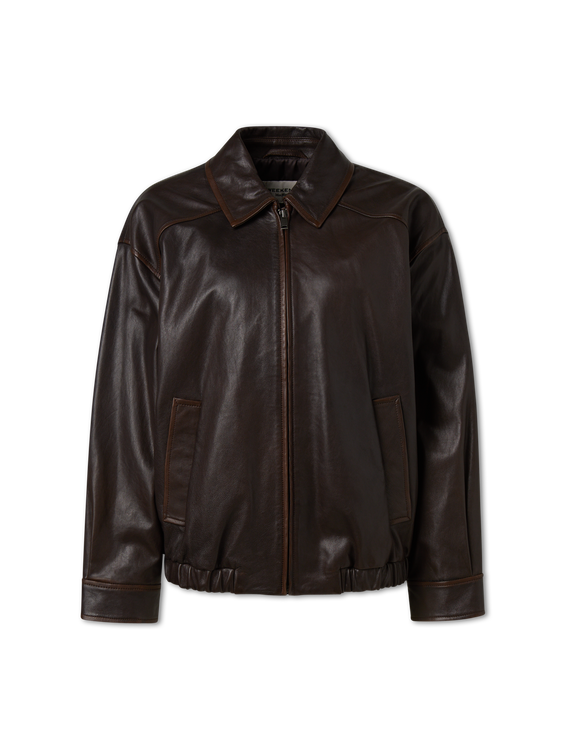 Image sur Veste en cuir d'agneau WKDCOSE