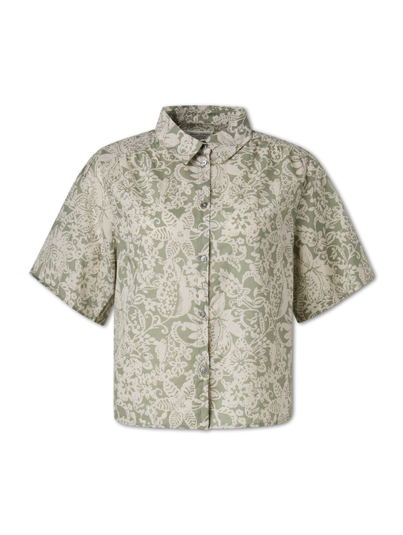 Image sur Chemisier à manches courtes en coton