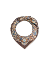 Bild von Seidenschal mit Paisleyprint