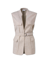 Bild von GIlet mit Leinen