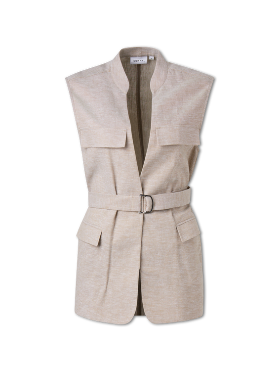 Bild von GIlet mit Leinen