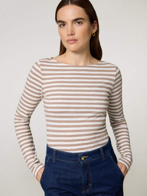 Bild von Langarmshirt aus Baumwolle