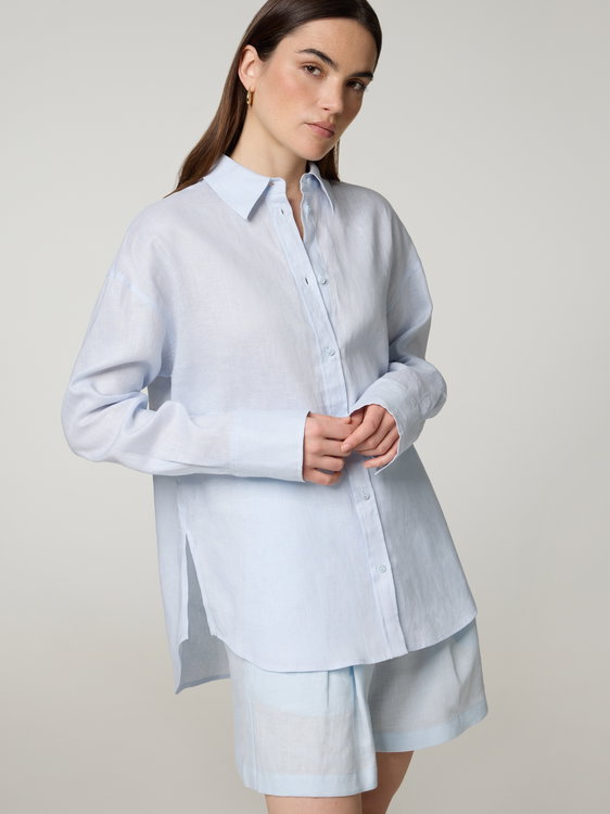 Bild von Hemdbluse aus Leinen
