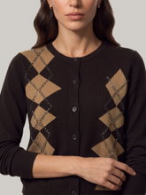 Bild von Strickjacke mit Strasssteinen