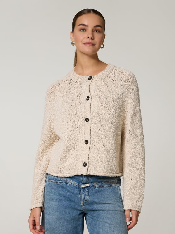 Bild von Strickjacke mit Baumwolle