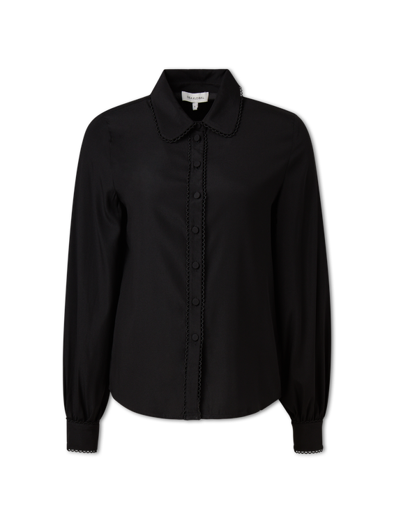 Bild von Hemdbluse aus Seide LENADEA